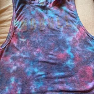 Nobull tie dye crop tank size medium